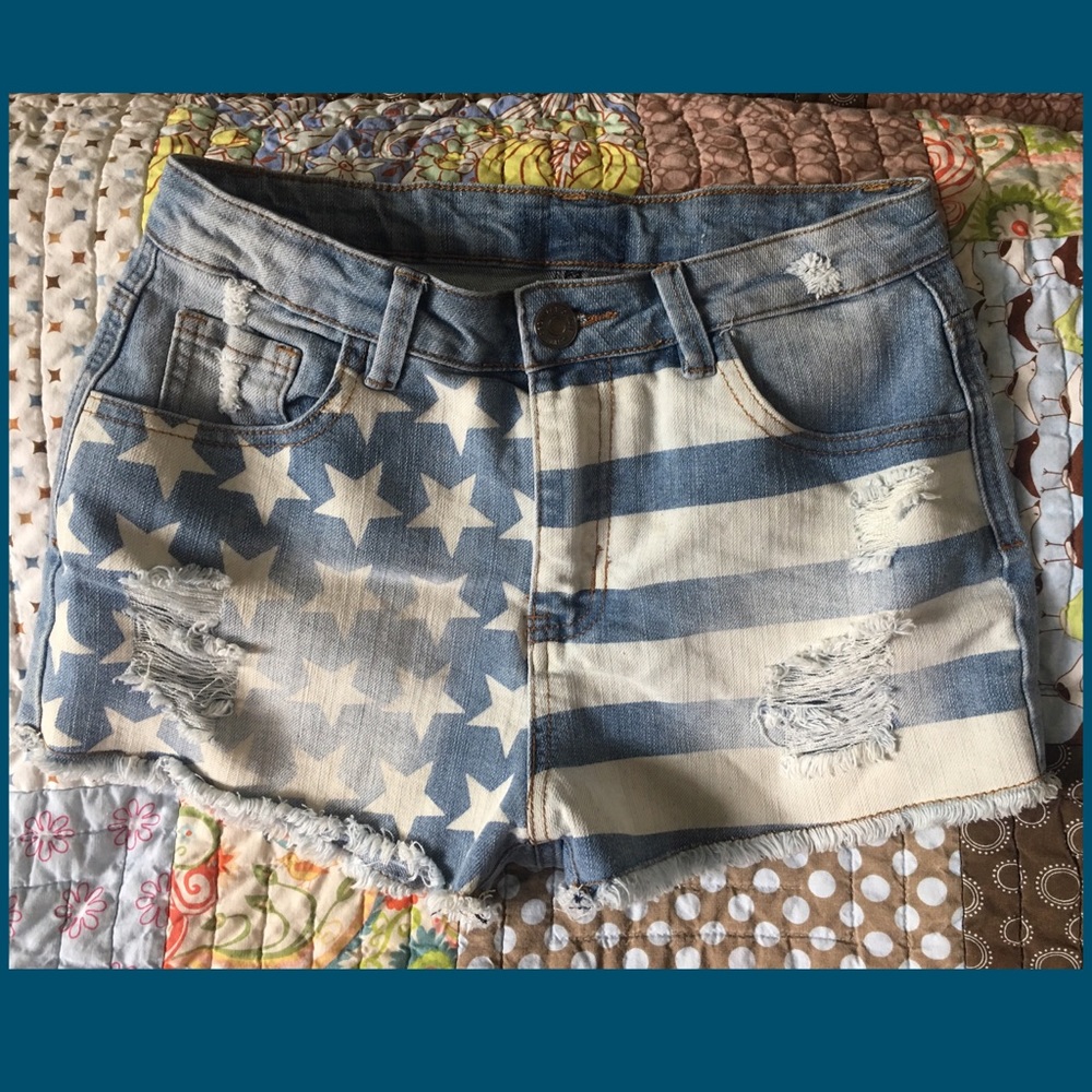 America denim shorts 🇺🇸